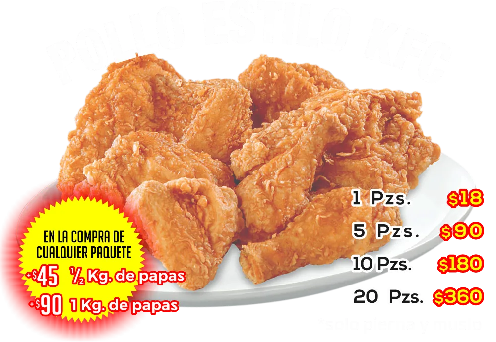 pollo estilo KFC